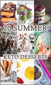 Summer is here, which means no time to waste in the kitchen. These 20 easy summer keto desserts will be ready in no time at all, so you can spend all day in the sun!