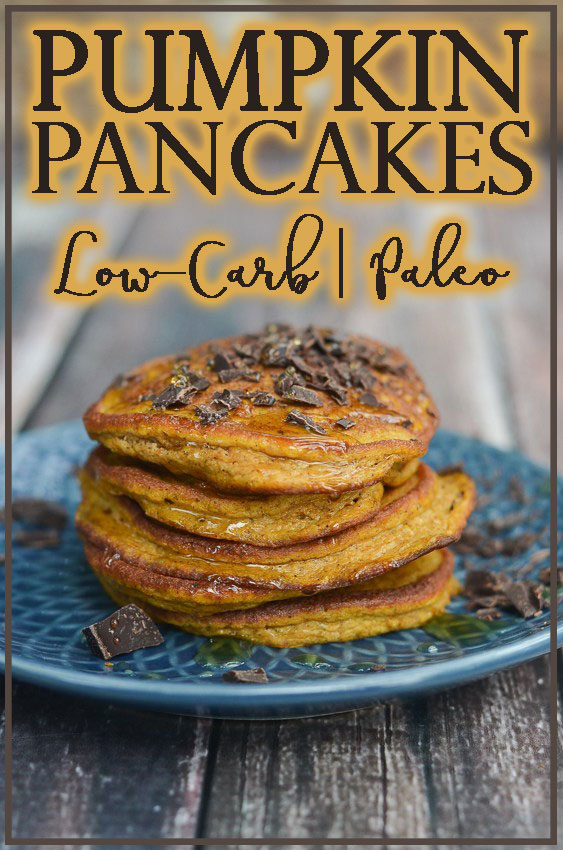 These super fluffy and flavorful gluten-free pumpkin pancakes are incredibly delicious and healthy! The perfect autumn breakfast for a cozy weekend. Gluten-free, grain-free, vegetarian, Paleo, low-carb, ketogenic, sugar-free, dairy-free.