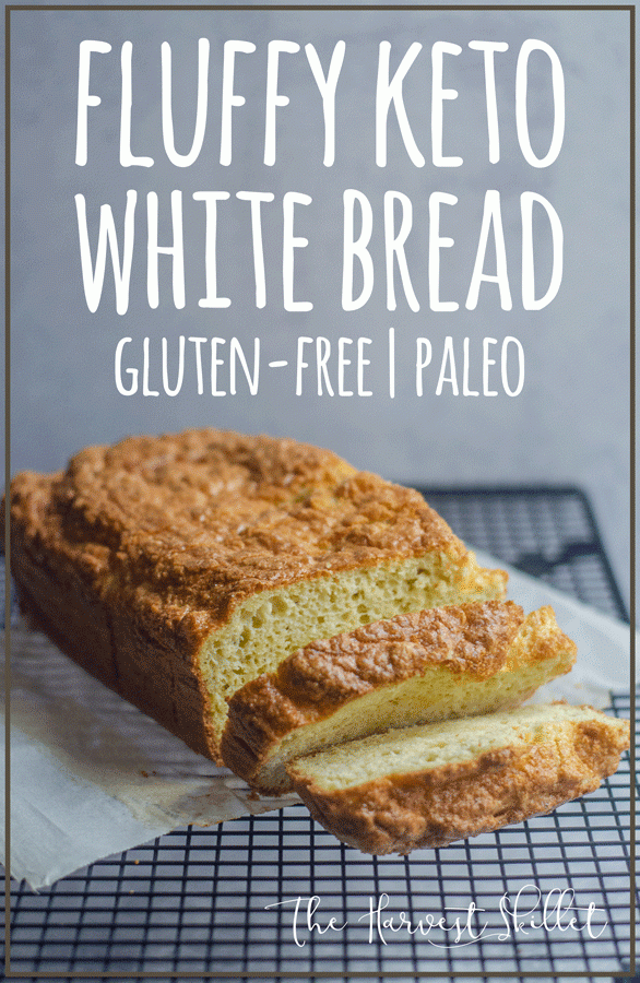 Fluffy keto bread is hard to achieve, but this recipe is super close to the real deal! Keto, gluten-free, dairy-free, paleo.