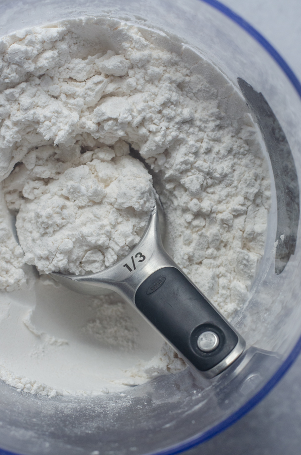 Homemade gluten-free flour doesn't have to be hard to make, and it's healthier than a lot of the ones that are pre-blended. This recipe contains rice flour, tapioca starch, potato starch and optional xanthan gum.
