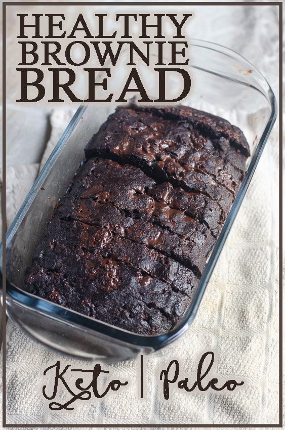 If you're looking for a fun and different recipe, this healthy keto brownie bread is the perfect dessert for you! Keto, low-carb, paleo, sugar-free, gluten-free, dairy-free. 