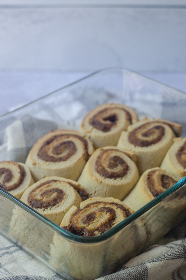 These homemade gluten-free gooey cinnamon rolls are a delicious holiday treat for the entire family. Easy to also make dairy-free and grain-free.